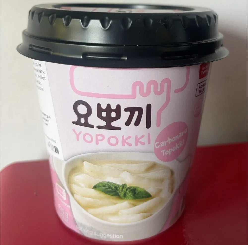 Topokki carbonara