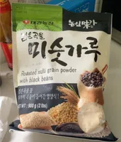 Roasted multigrain powder with black beans