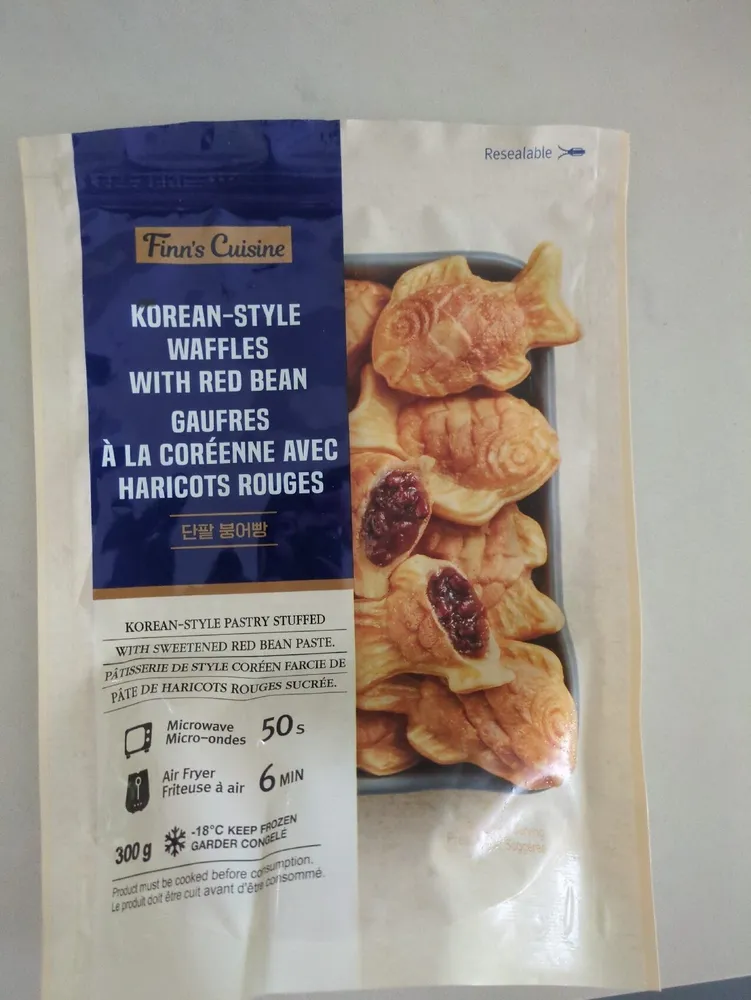 Korean-Style Waffles With Red Bean
