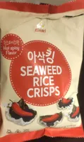 Seaweed rice crisps