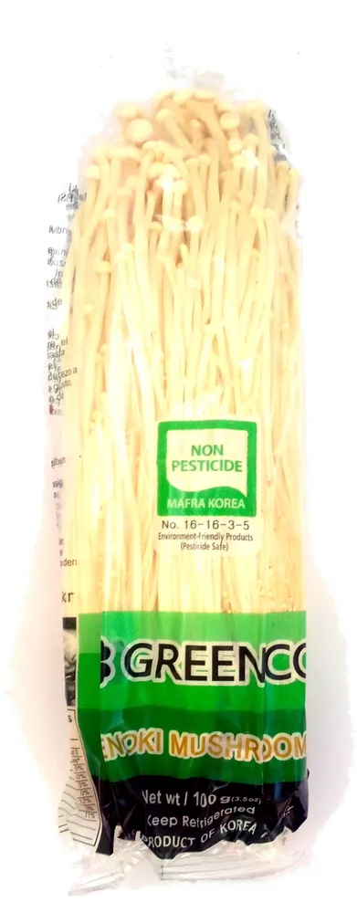 Enoki mushrooms