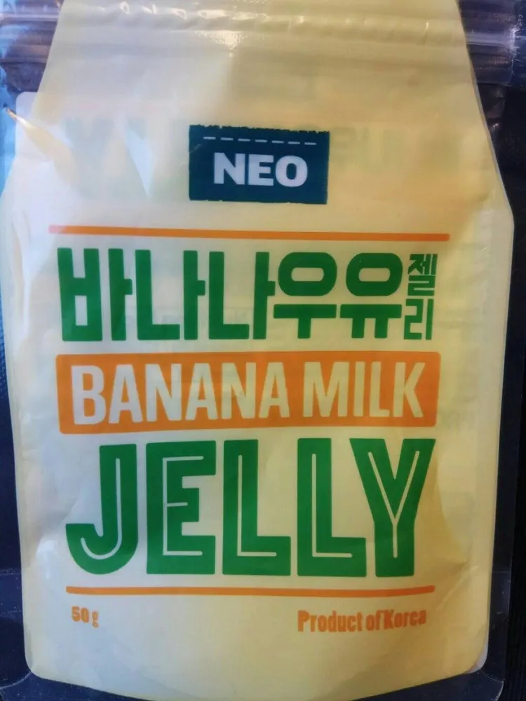 Banana milk jelly
