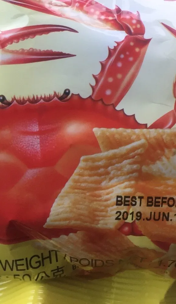 Chips crabe