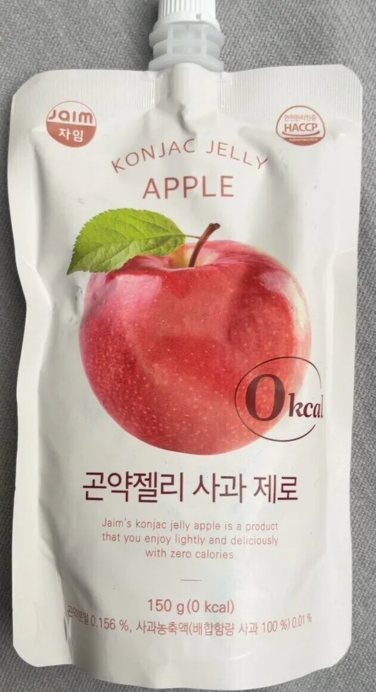 Gelée au konjac goût pomme