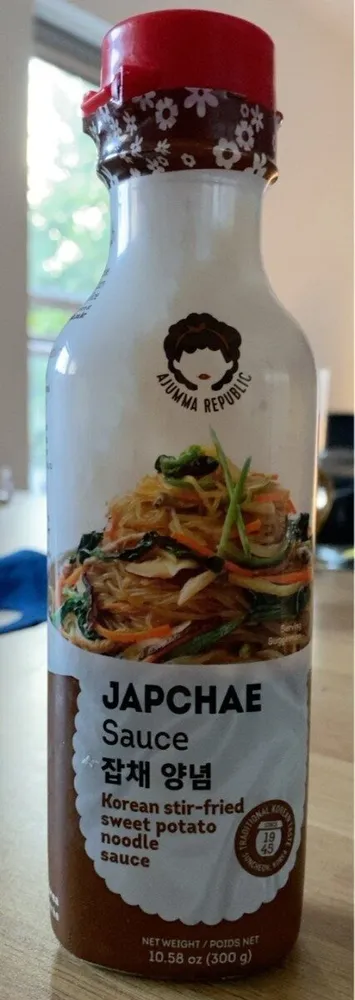 Korean stir-fried sweet potato noodle sauce