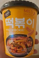 Rice cake with mild Tteokbokki sauce