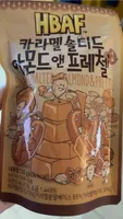 caramel salter almond and bretzel