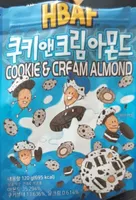Cookie and cream almond