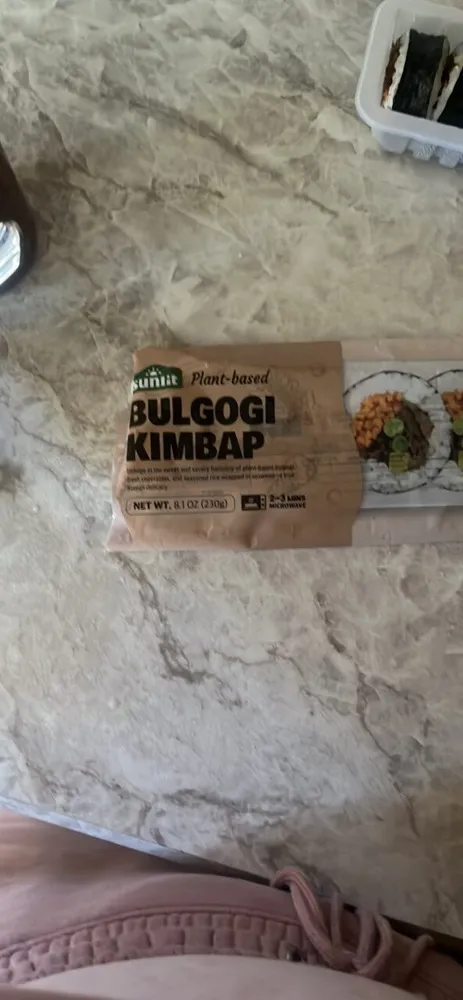 Plant-based Bulgogi Kimbap
