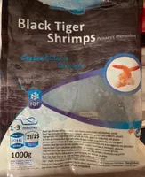 Black tiger shrimps