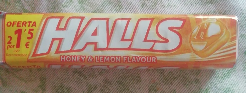 Halls sabor miel y limón