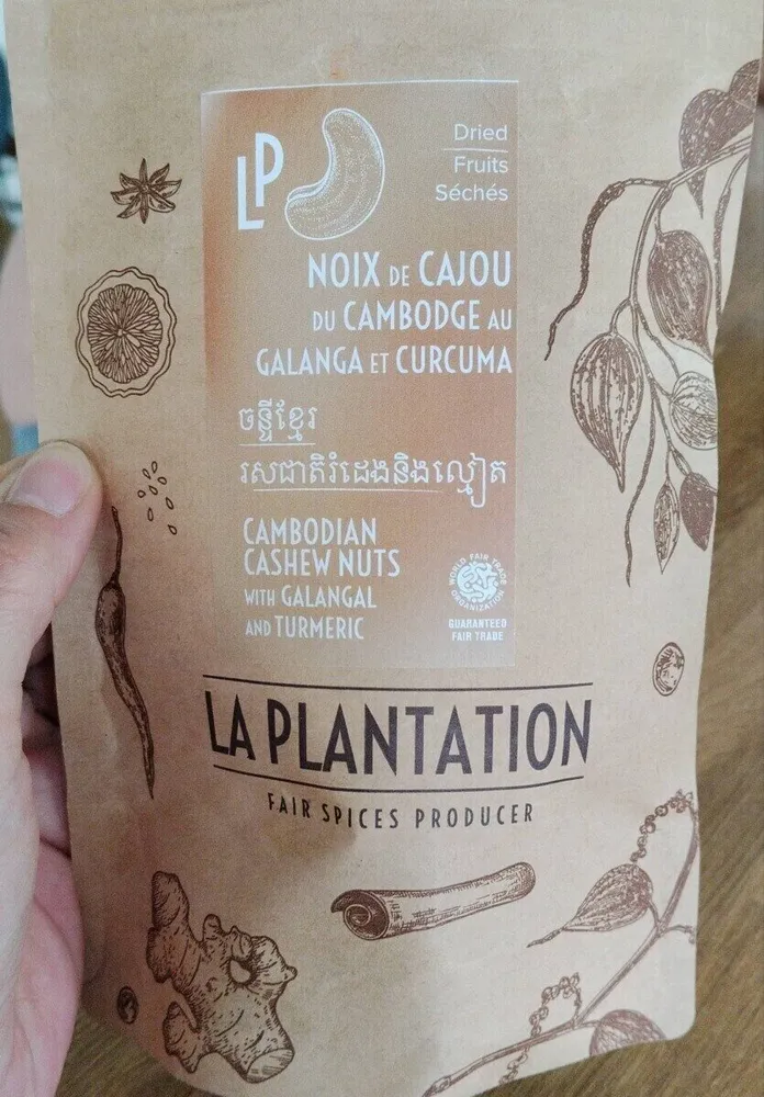 Noix de cajou du Cambodge au galanga et curcuma