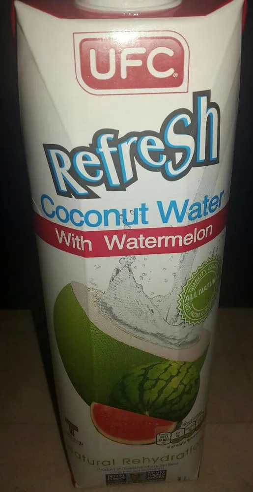 refesh coconut water with watermelon