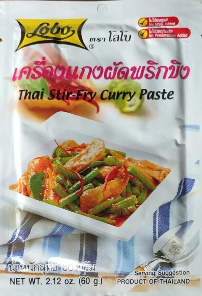 Thaï Stir-Fry Curry Paste