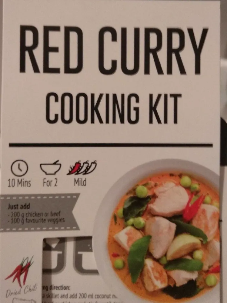Red curry cooking kit