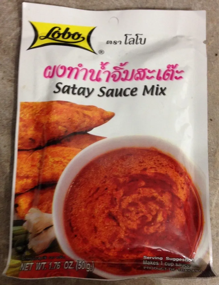 Satay Sauce Mix | Sate Sauce Mix Lobo Thailand