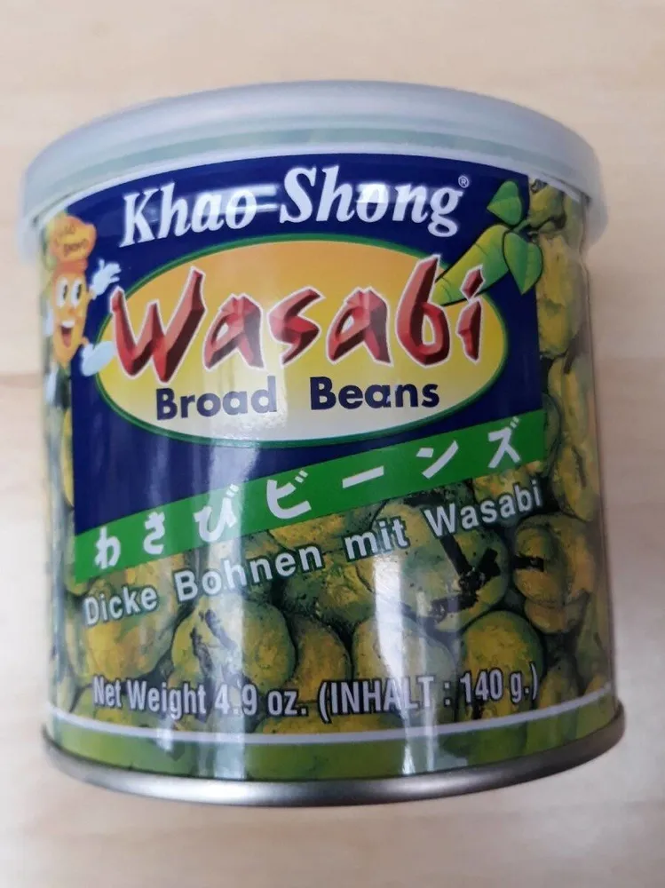 Wasabi broad beans