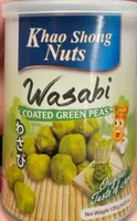 Wasabi coated green peas