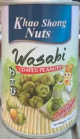 Wasabi coated peanuts