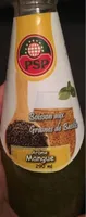 Boisson aux graines de basilic arôme mangue