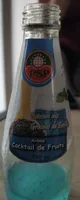Boisson aux graines de basilic arôme cocktail de fruits