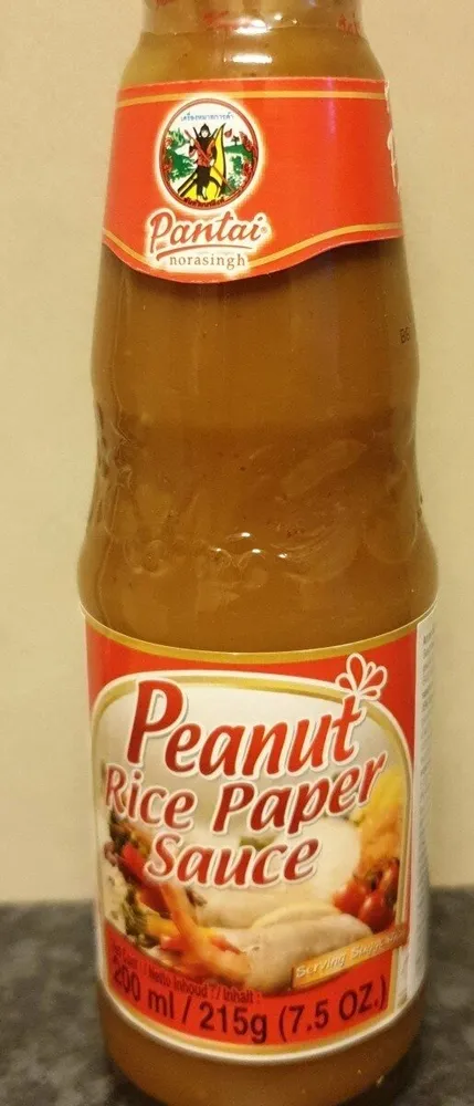 Peanut rice paper sauce