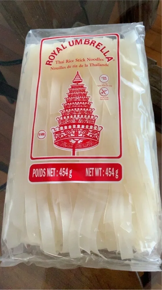 Nouilles de riz de la thailande