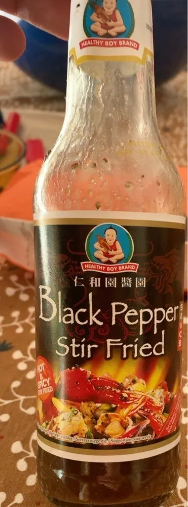 Black pepper stir fried