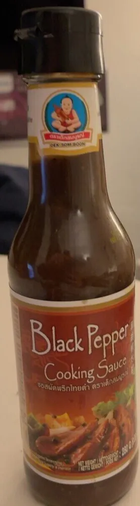 Black pepper cooking sauce