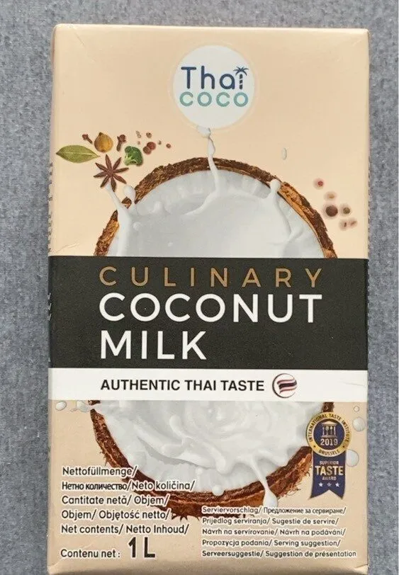Culinary Coconut Milk
