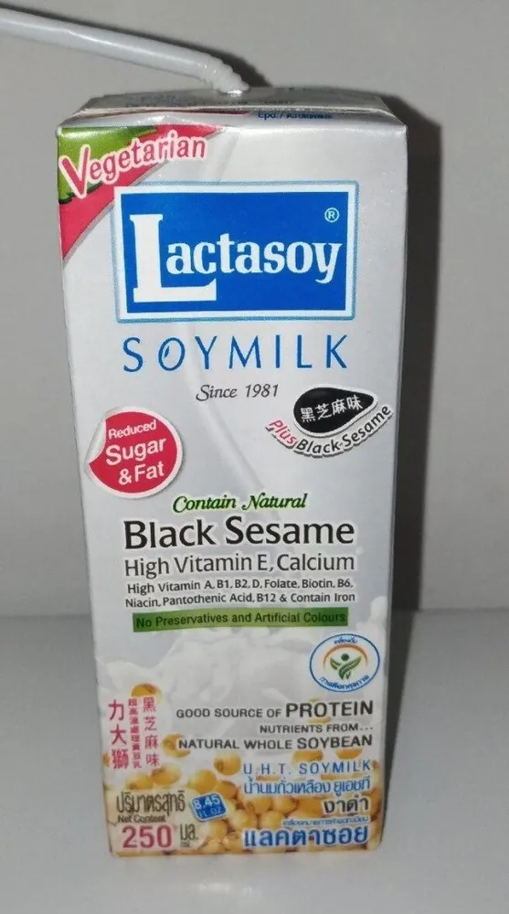 Soymilk Black Sesame Flavoured