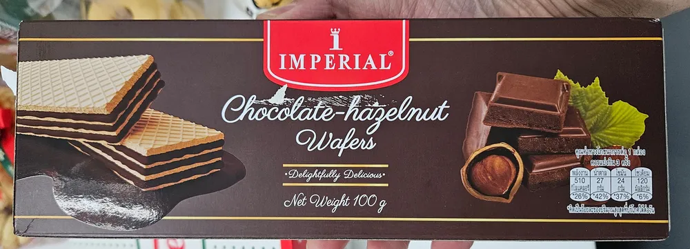 Gaufrettes noisette chocolat