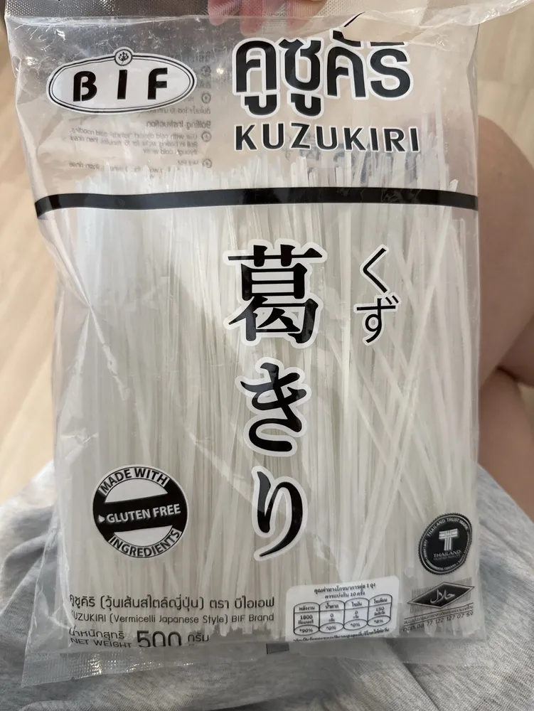Kuzukiri potato starch noodle