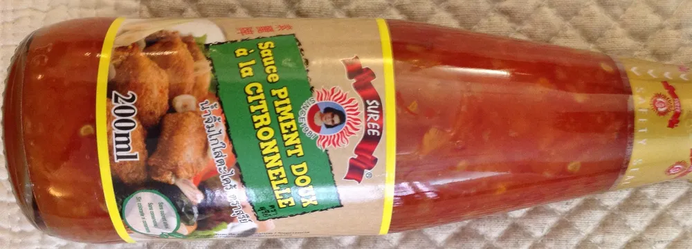 Sauce piment doux à la citronnelle