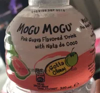 Pink Guava Flavored Drink with Nata de Coco