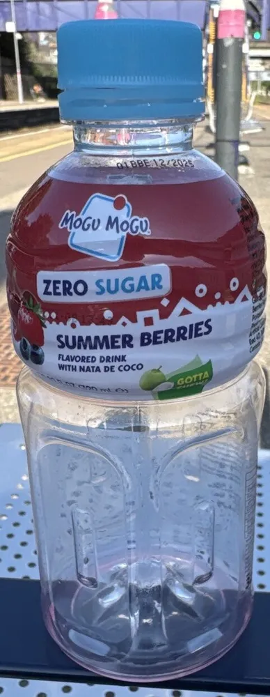 MOGU MOGU ZERO SUGAR SUMMER BERRIES FLAVORED DRINK