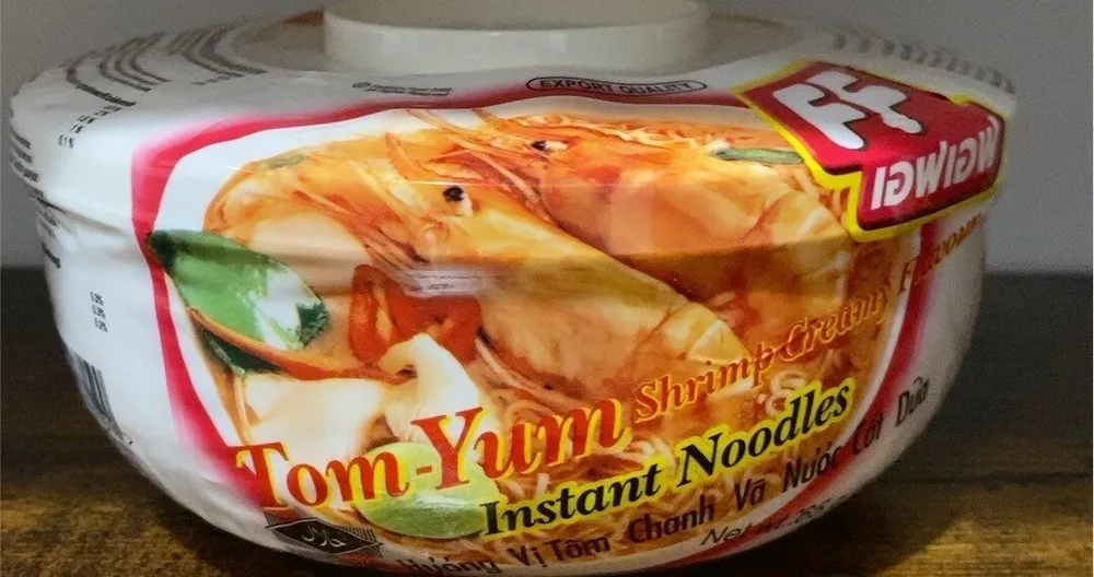 Tom-Yum Shrimp Creamy Instant Noodles