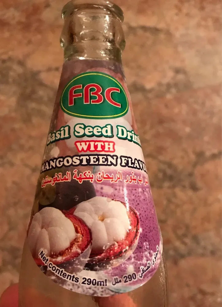 Basil seed with mangosteen