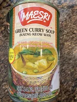 Green curry soup