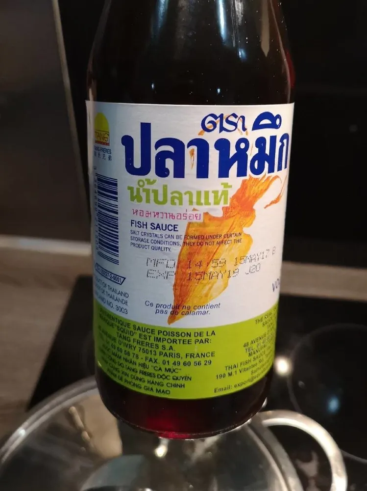 Fischsauce Squid Thailand