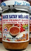 Satay Peanut Sauce for Chicken and Pork