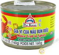 Crabes Hachés épicés Por Kwan 160G