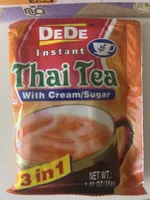 Dede Thai Tea With Cream / Sugar