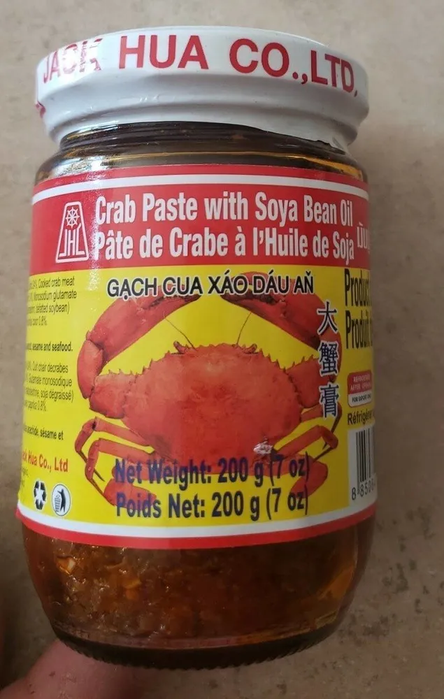 Pâte de crabe à l'huile de soja