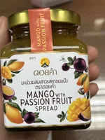 มะม่วงผสมเสาวรสทาขนมปัง