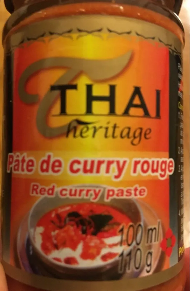 Pâte de curry rouge