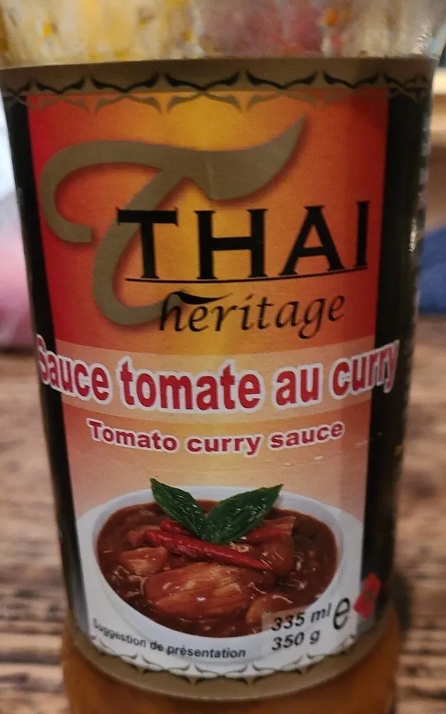 Sauce tomate au curry