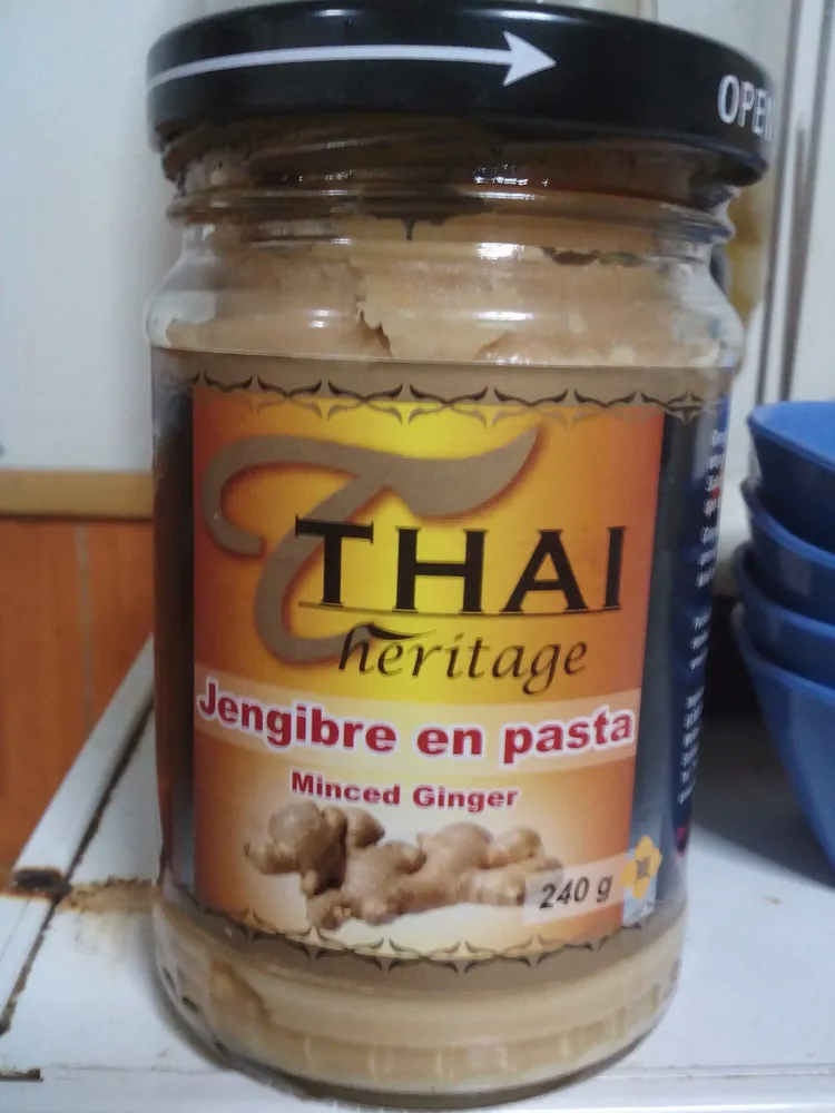Sengibre en pasta