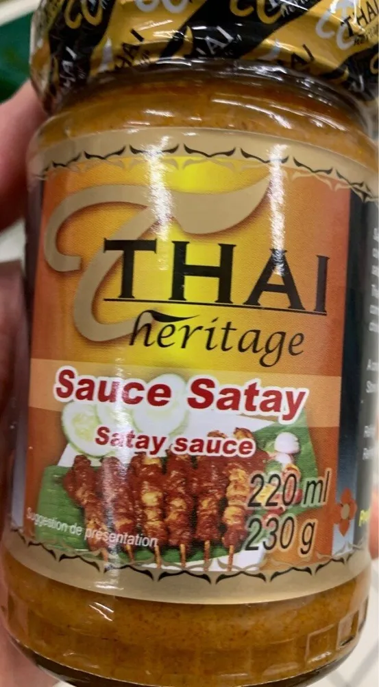Sauce thai satay