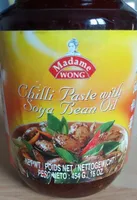 Chili paste with soya bean oil